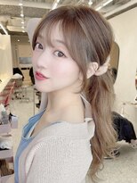 ラルムバイシー 新宿(LARME by Sea)&nbsp;韓国風顔まわり×くびれヘア【新宿/髪質改善】おくれ毛.レイヤー