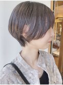 【morio原宿】くびれハンサムショート 前髪あり丸みショート
