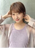 ☆【春日美月】顔型を計算した「丸み」ショートで小顔効果絶大！