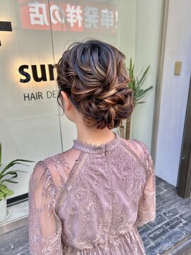 スミ(sumi) 結婚式お呼ばれ/ヘアセット