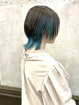 ジョージ(Jo-Ji) ウルフ インナーカラーブルー ブルーカラー