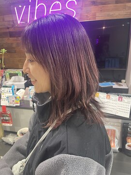 バイブス バイ ケンジ(vibes by KENJE) ウルフカット　レイヤーカット