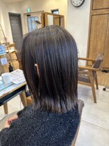 ペイジバイネオリーブ 吉祥寺店(Paige by Neolive)&nbsp;黒髪/グレーベージュ/レイヤーロング/前髪パーマ/吉祥寺R2