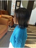 切りっぱなしボブ