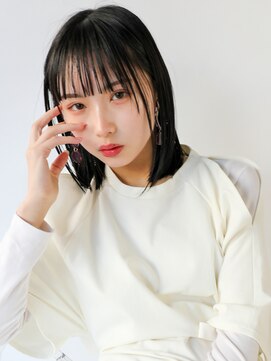 ロジェ(loje) 【loje】黒髪抜け感ストレート/ハッシュカット/イメチェン★