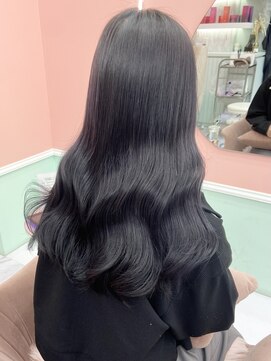 ガーランド(Girland) 【girland】ラベンダーカラー/韓国風/レイヤーカット