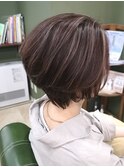 30代40代50代ハンサムひし形束感ショート☆ハイライト