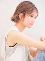 キイ ギンザ(k.e.y GINZA)&nbsp;カジュアル切りっぱなしボブ/アッシュベージュ