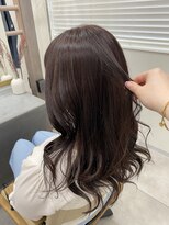 ヘアー アトリエ アンジー(Hair Atelier Angee)&nbsp;ピンクブラウンカラー