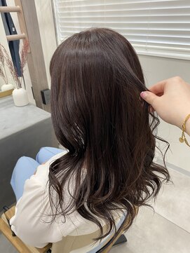 ヘアー アトリエ アンジー(Hair Atelier Angee) ピンクブラウンカラー