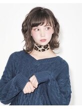 コンパスバイグロウ(COMPASS by GLOW) 20代30代40代ひし形ミディアムアッシュベージュ