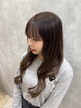 ベル(belle) レイヤーカット/エクステ/暖色カラー[天文館]