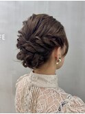 定番！大人可愛いシニヨンアレンジ / ヘアセット　シニヨン