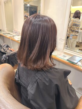 ネオリーブ チロル 横浜西口店(Neolive CiroL.) ショコラベージュワンカールボブボブレイヤーイメチェン【横浜】