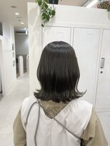 エレノア 梅田 大阪駅前第4ビル店(Eleanor)&nbsp;オリーブグレージュカラー/ボブウェーブ巻き