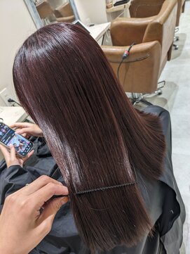 フレーム へアアンドトリートメント 天王寺北口店(FRAME) チェリーピンクブラウン