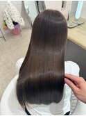 桑名ロングレイヤーカットハッシュカット透明感カラー重めロング