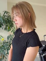 ネイロ バイ ジルブラン 葛西(NeiRo by JIL BLAN)&nbsp;ハイライト白髪ぼかしダブルカラーインナーカラーショートボブ