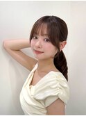 韓国ヘア顔まわりカット