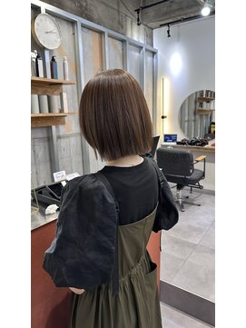 イオエ 梅田(ioe) ダブルカラー/大人ボブ/黒髪スタイル/髪質改善/縮毛矯正