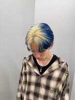 ヴァーディ オモテサンドウ(Vardy omotesando)&nbsp;ブロンド×ブルーグラデーションカラー