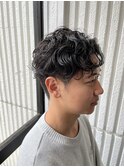 癖毛パーマ風カット