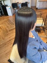 ヘアーショップ エヌアンドエー 越谷店(hair shop N&A)&nbsp;潤いと輝きを閉じ込めた◎艶感ストレート