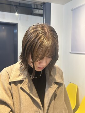 ジュール 池袋(Joule) パツっとボブ×オリーブグレージュ