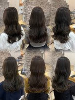 ヘア カンパニー トワ 千葉店(TOWA)&nbsp;千葉/千葉駅/ダブルカラー/ダークアッシュ/黒髪/ヘッドスパ