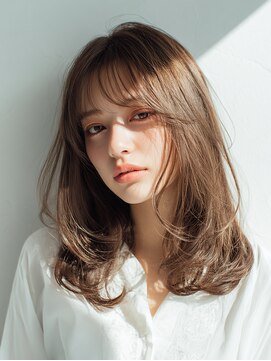 ソアー 東川口(soar) ミディアムレイヤー×東川口×ハイライト×カラー×髪質改善