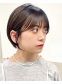 【Say.福岡】丸みショート×耳かけ×顔周り×髪質改善×縮毛矯正