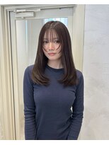 グラッド(glad) シースルーバング×ナチュラルストレート