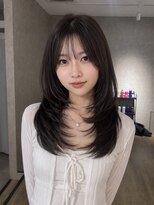 エトワ 中央店(etoi)&nbsp;大分韓国かき上げレイヤーカット大人レイヤー顔まわりレイヤー