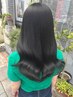 【髪質強化◎】　カット+美髪ケアカラー+NEW保湿パック　￥11500