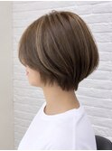 大人丸みショートボブ表参道ショートボブ大人ショートボブ