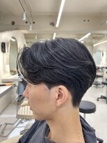 ニコ トウキョウ ヨコハマ(nico)&nbsp;メンズセンターパートウルフセンターパートニュアンスパーマ襟足
