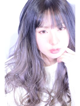 ピースリーヘア バイ カーサ(peathree.hair by CASA) ラベンダーアッシュ×グラデーション