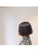 オトナなオトナな前下がりレッドバイオレット