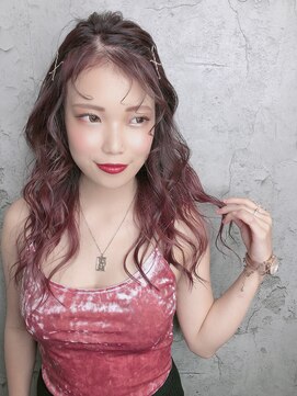 ルーツアイリー 心斎橋(ROOTS IRIE) 10代20代30代◎グラデーションカラー×ピンクラベンダー