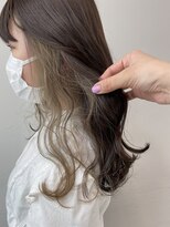 アライブ キチジョウジ(ALIVE Kichijoji)&nbsp;イヤリングカラー×ホワイトベージュ/インナーカラー