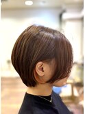 ハンサムショート/イヤリングカラー