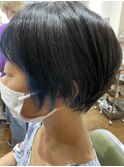 似合わせカットツートンカラーくびれヘアアースカラー