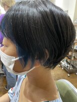 フレイムスヘアーアンドリラックス 西川口店 似合わせカットツートンカラーくびれヘアアースカラー