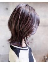 グランアージュ 池袋東口店(grandage)&nbsp;大人可愛いボブウルフ/パープルグラデーションカラー池袋