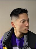 フェードベリーショート 漢短髪 ソフモヒ風