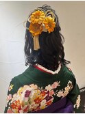 卒業式☆袴着付け+ヘアセット