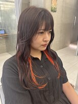 バサ 池袋東口店(BASSA) 【Toda】オレンジインナーカラー[池袋/BASSA]