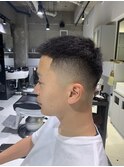 メンズビジネスベリーショートバーバースタイルF