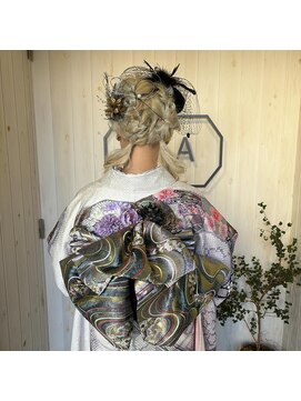 リラ ヘアー(LILA HAIR) 成人式　振袖着付け　編み込みヘア