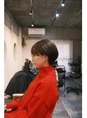 耳掛けショートレイヤー